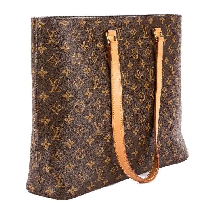 L*V Monogram Canvas Luco Tote Bag (Pre Owned)