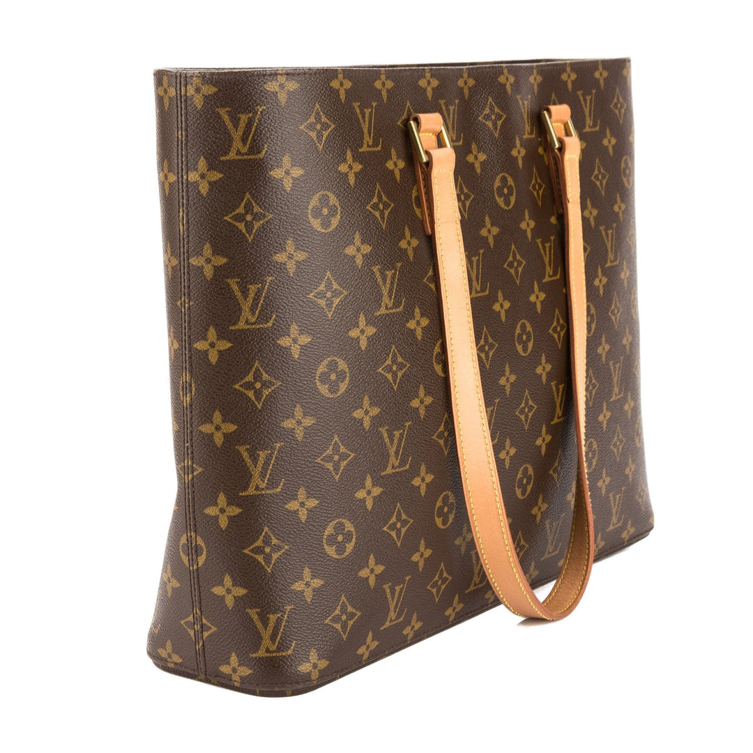 L*V Monogram Canvas Luco Tote Bag (Pre Owned)