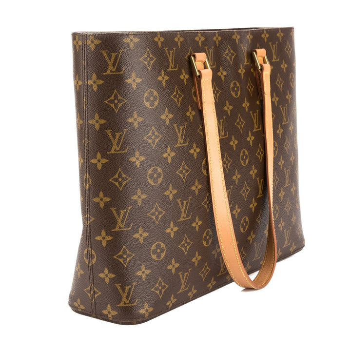 L*V Monogram Canvas Luco Tote Bag (Pre Owned)