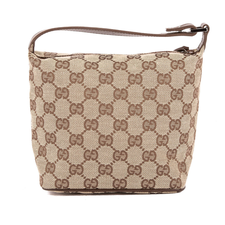 G*G GG Supreme Canvas Cosmetic Tote Bag (Pre Owned)