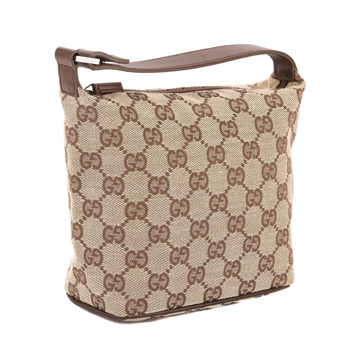 G*G GG Supreme Canvas Cosmetic Tote Bag (Pre Owned)