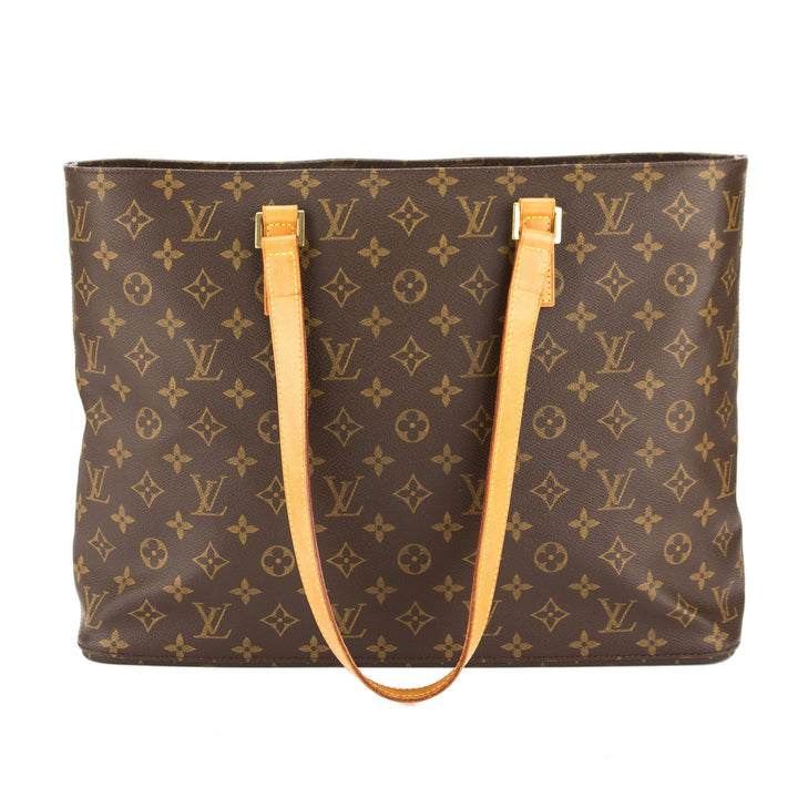 L*V Monogram Canvas Luco Tote Bag (Pre Owned)