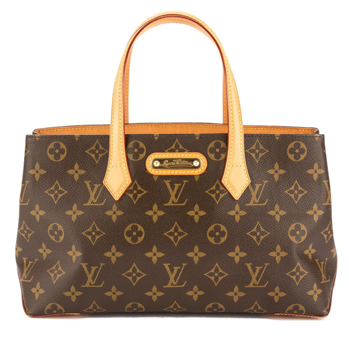 L*V Monogram Canvas Wilshire PM Tote Bag (Pre Owned)