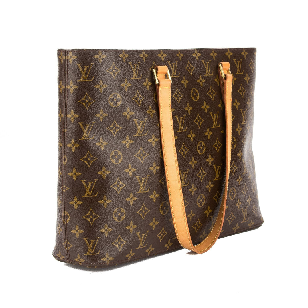 L*V Monogram Canvas Luco Tote Bag (Pre Owned)