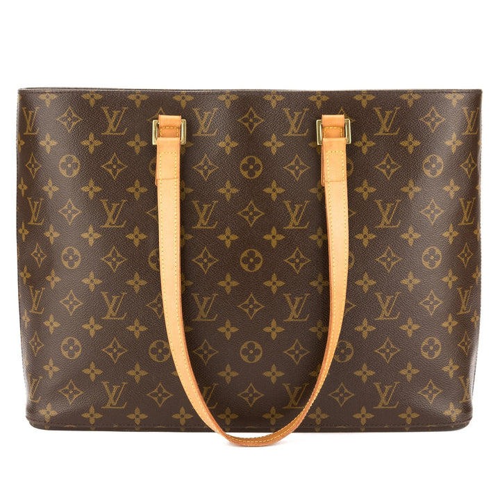 L*V Monogram Canvas Luco Tote Bag (Pre Owned)