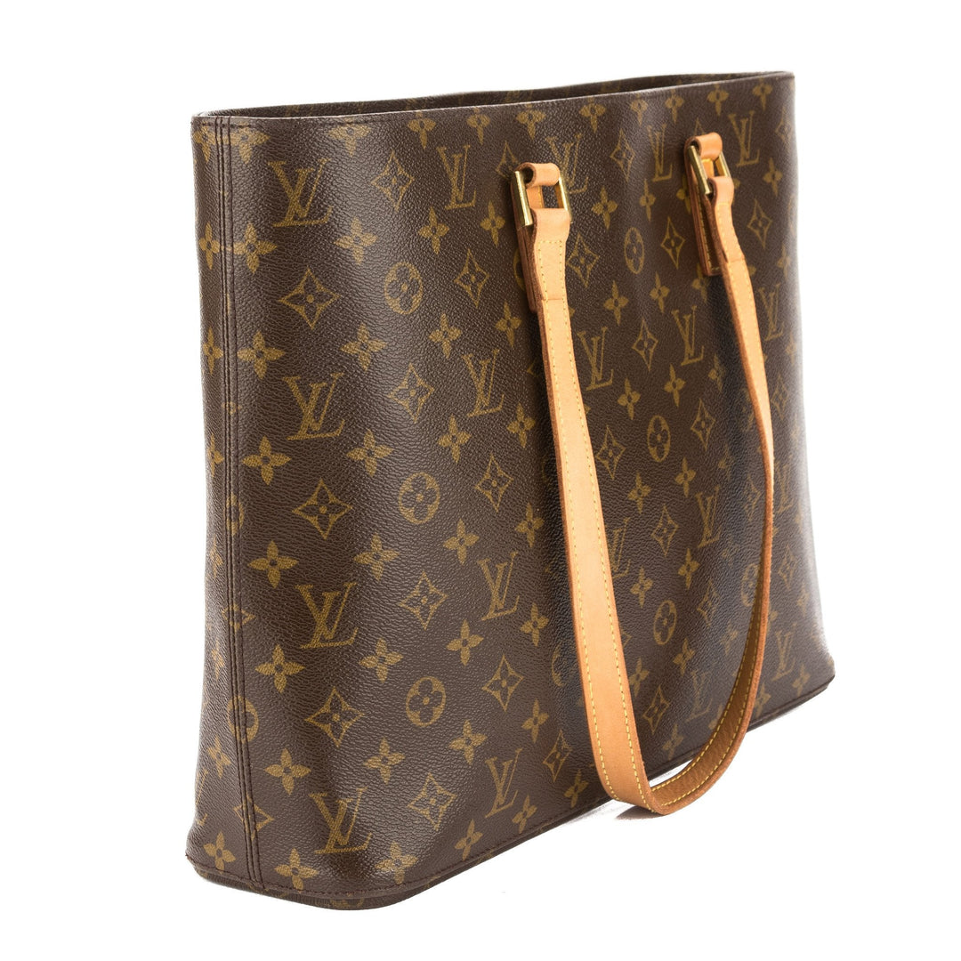 L*V Monogram Canvas Luco Tote Bag (Pre Owned)