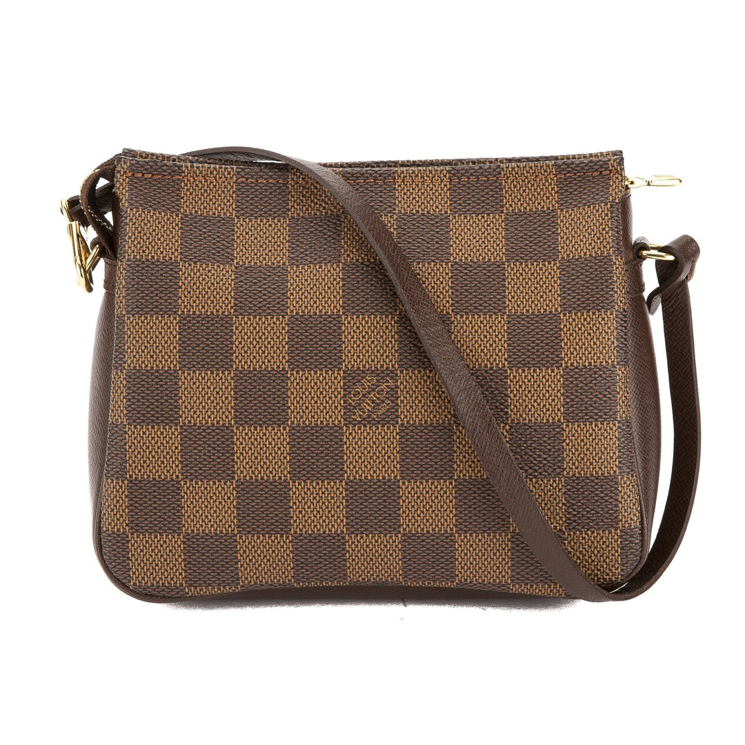 L*V Damier Ebene Canvas Trousse Cosmetic Tote Bag (Pre Owned)