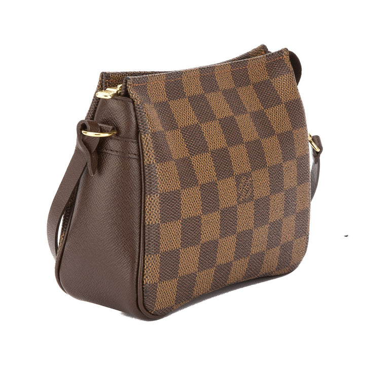 L*V Damier Ebene Canvas Trousse Cosmetic Tote Bag (Pre Owned)