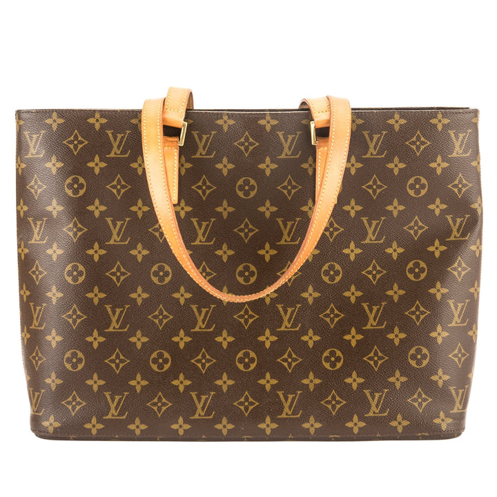 L*V Monogram Canvas Luco Tote Bag (Pre Owned)