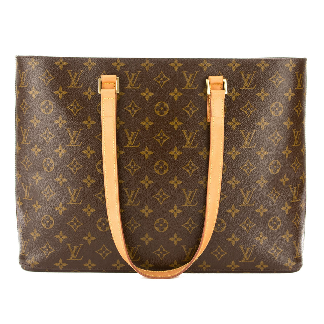 L*V Monogram Canvas Luco Tote Bag (Pre Owned)