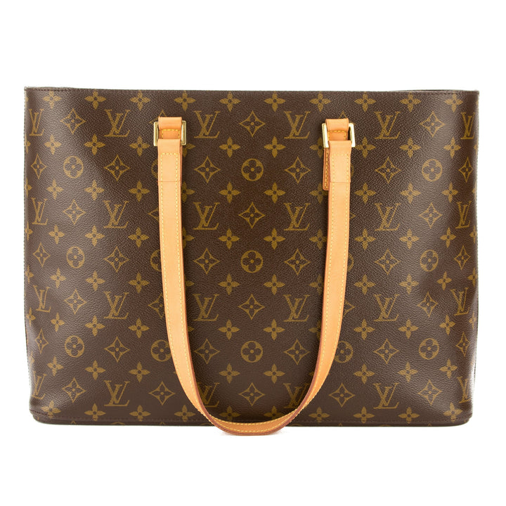 L*V Monogram Canvas Luco Tote Bag (Pre Owned)