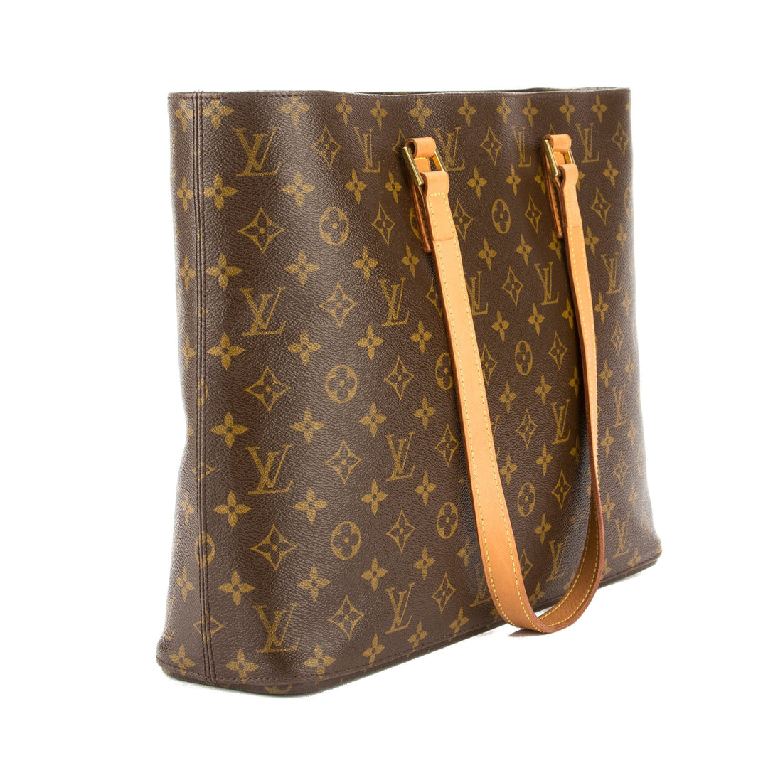 L*V Monogram Canvas Luco Tote Bag (Pre Owned)