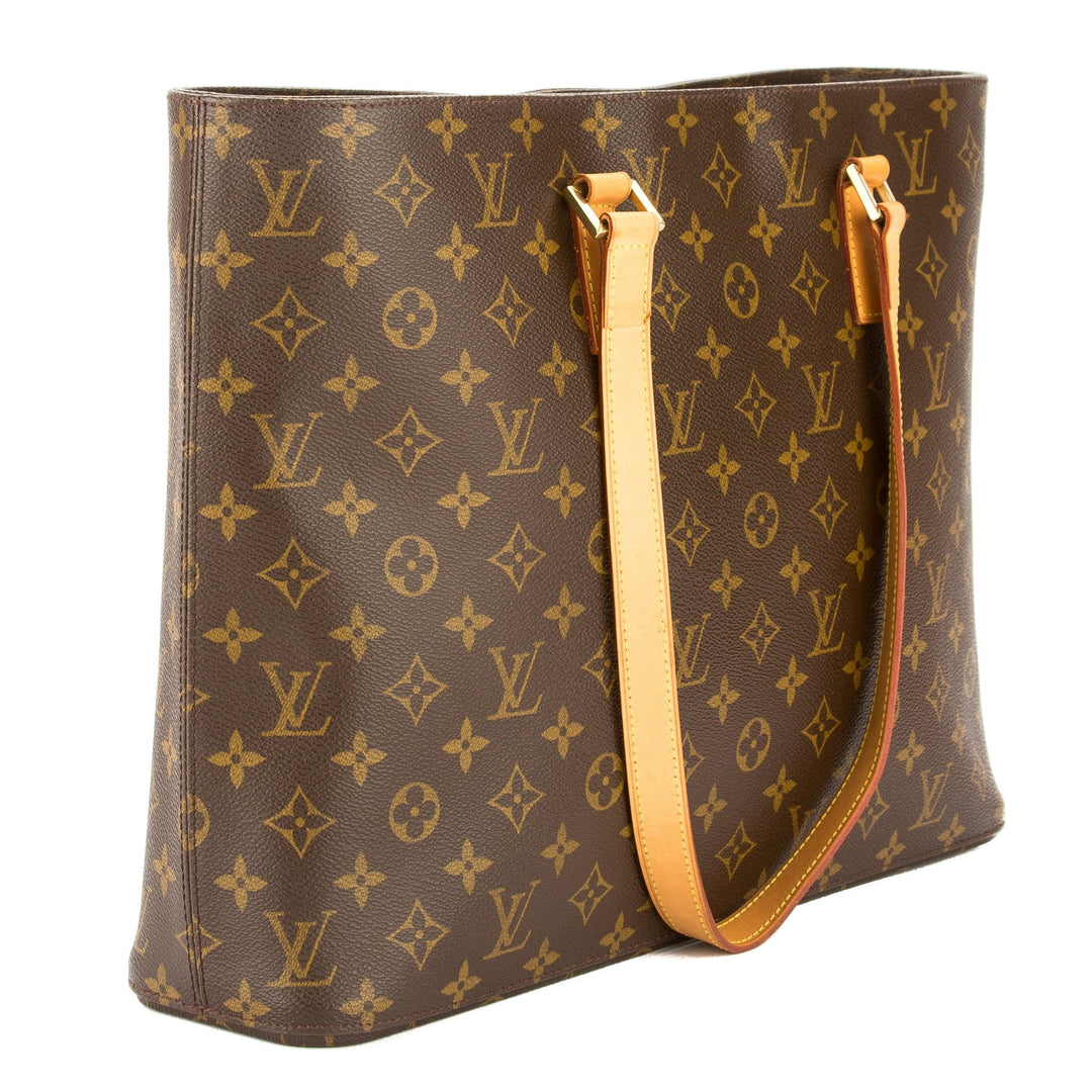 L*V Monogram Canvas Luco Tote Bag (Pre Owned)