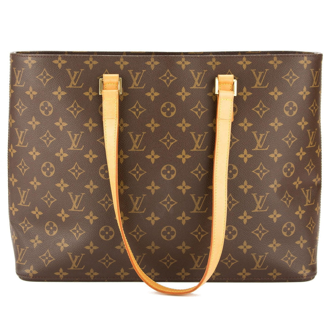 L*V Monogram Canvas Luco Tote Bag (Pre Owned)