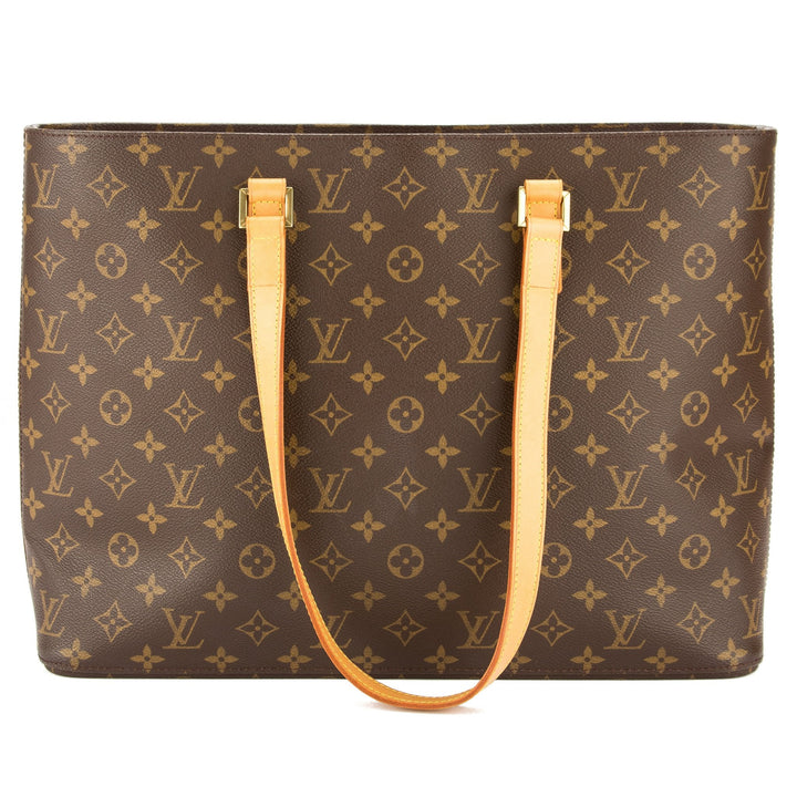 L*V Monogram Canvas Luco Tote Bag (Pre Owned)
