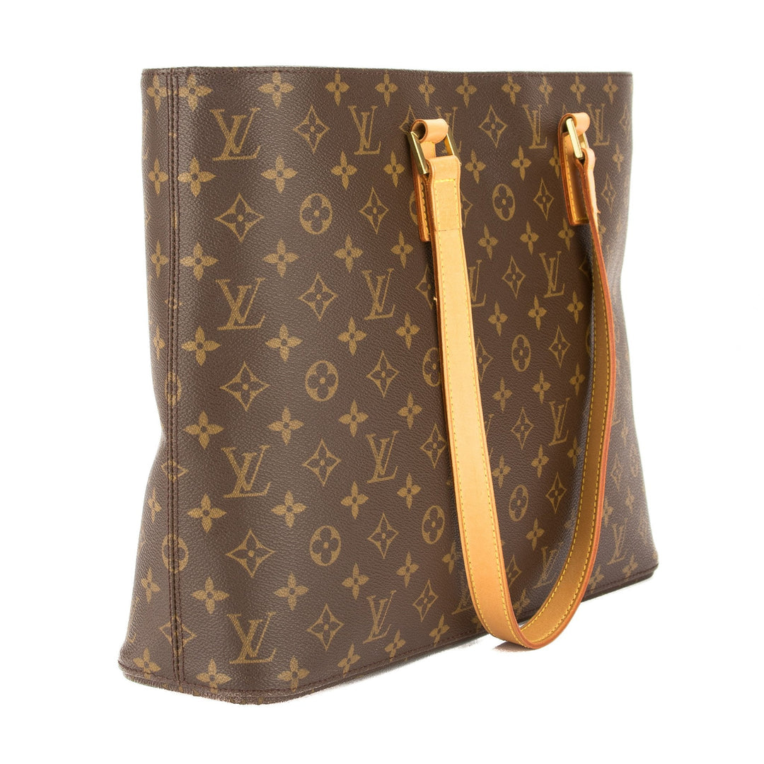 L*V Monogram Canvas Luco Tote Bag (Pre Owned)