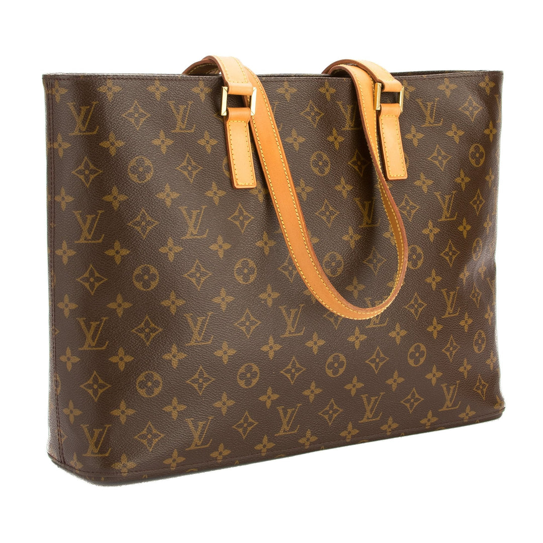 L*V Monogram Canvas Luco Tote Bag (Pre Owned)