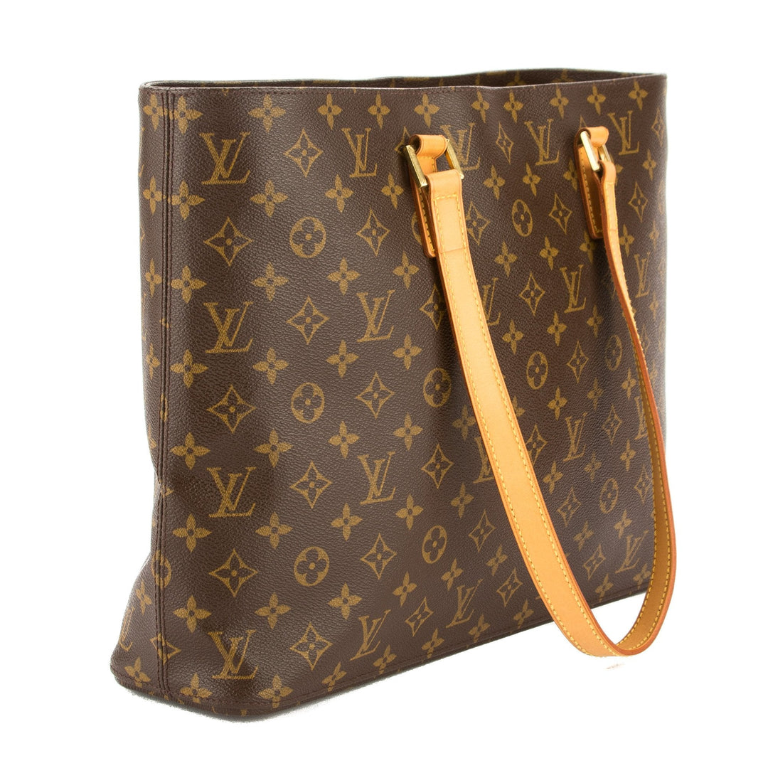 L*V Monogram Canvas Luco Tote Bag (Pre Owned)