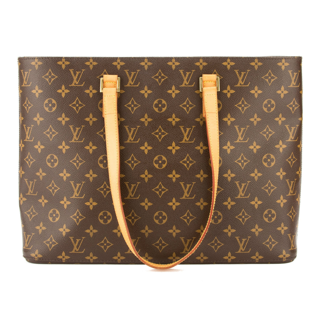 L*V Monogram Canvas Luco Tote Bag (Pre Owned)