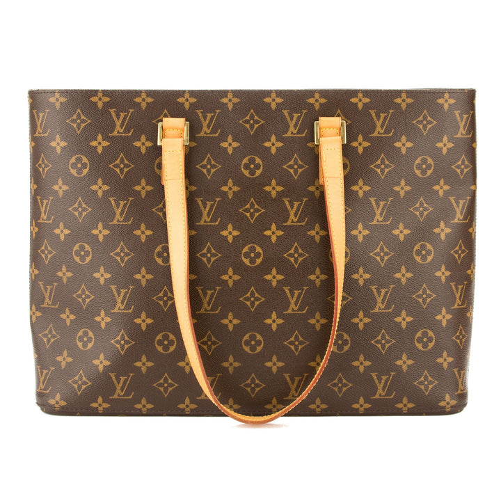 L*V Monogram Canvas Luco Tote Bag (Pre Owned)