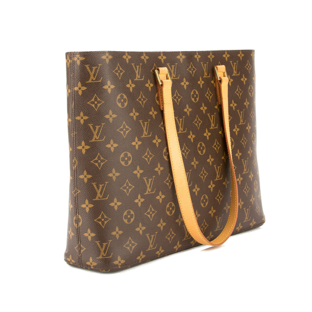 L*V Monogram Canvas Luco Tote Bag (Pre Owned)