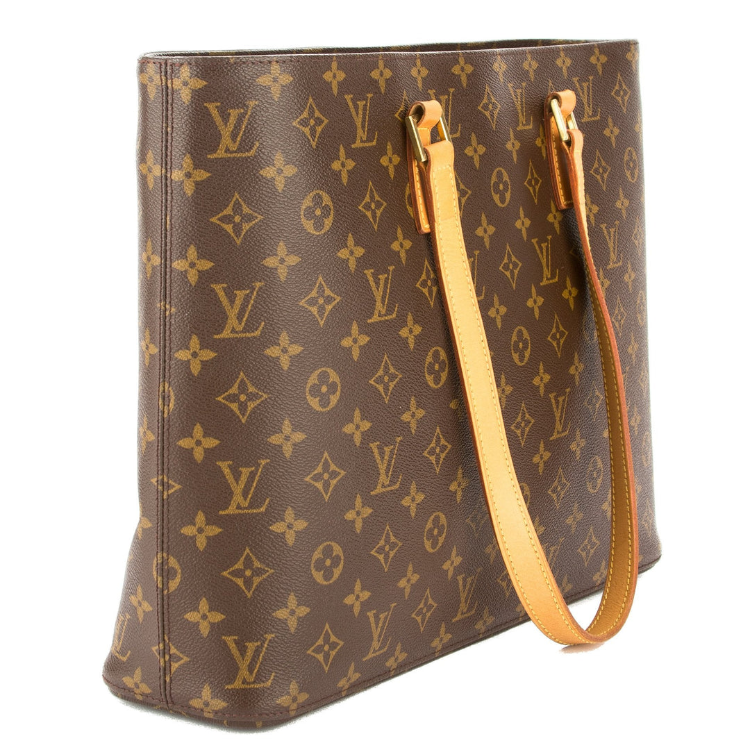 L*V Monogram Canvas Luco Tote Bag (Pre Owned)