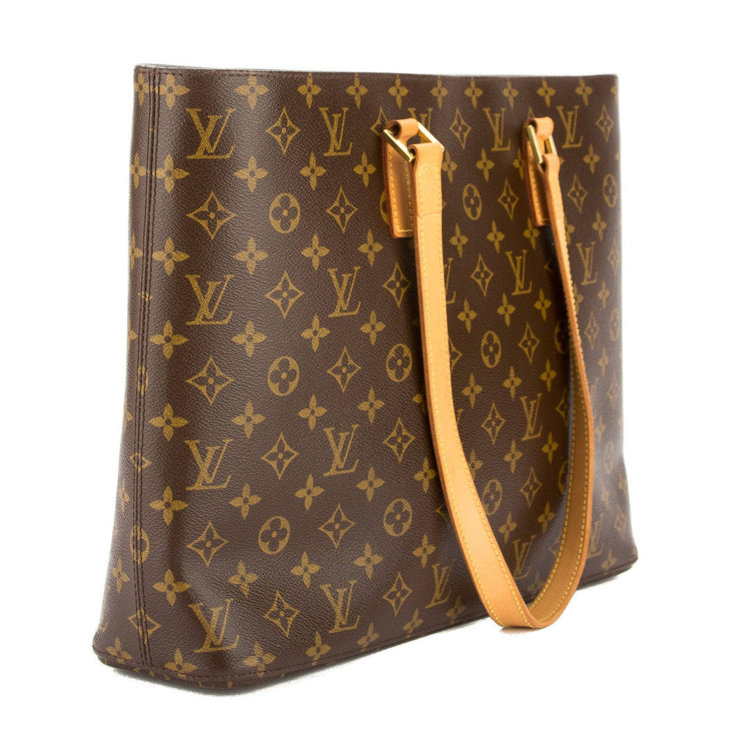 L*V Monogram Canvas Luco Tote Bag (Pre Owned)