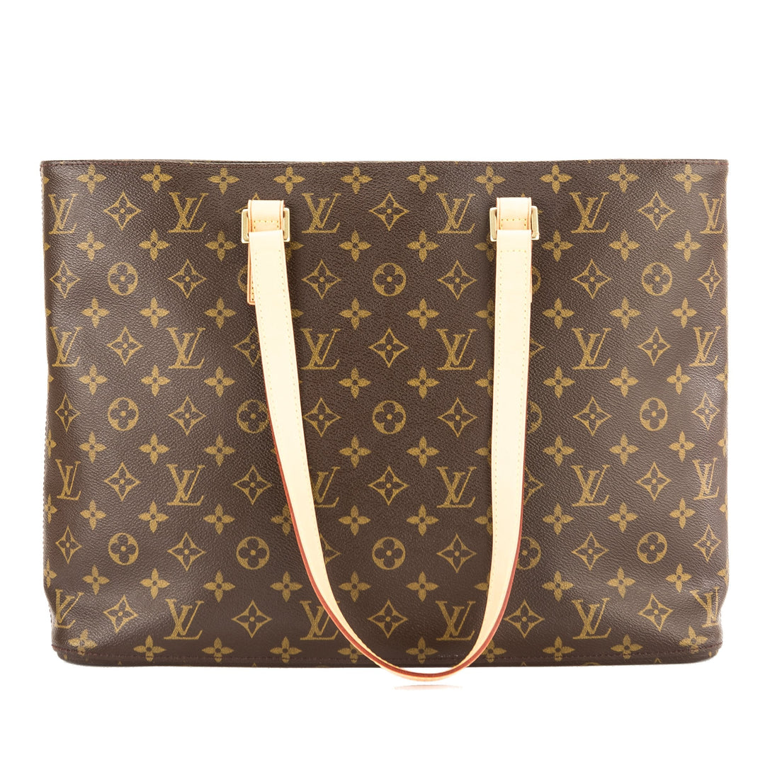 L*V Monogram Canvas Luco Tote Bag (Pre Owned)