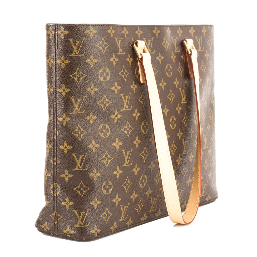 L*V Monogram Canvas Luco Tote Bag (Pre Owned)