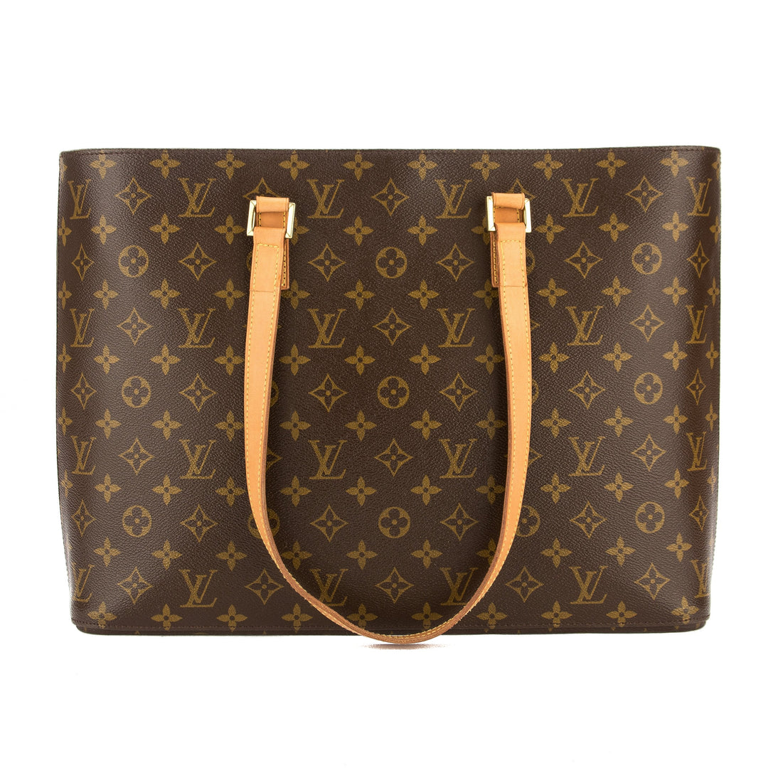 L*V Monogram Canvas Luco Tote Bag (Pre Owned)