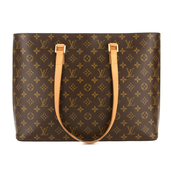 L*V Monogram Canvas Luco Tote Bag (Pre Owned)