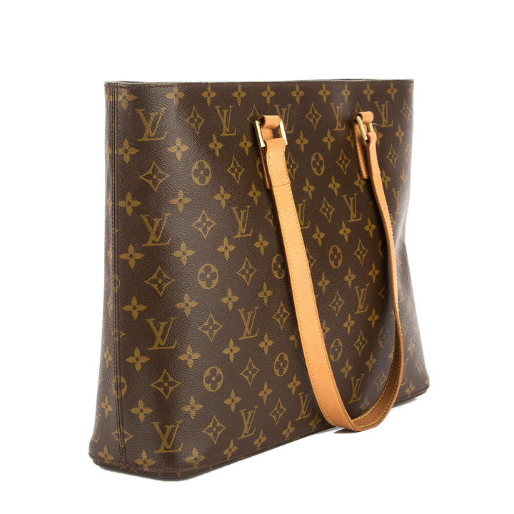 L*V Monogram Canvas Luco Tote Bag (Pre Owned)
