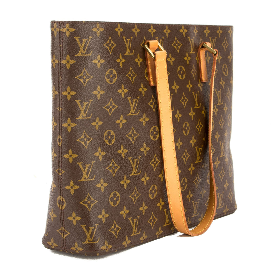 L*V Monogram Canvas Luco Tote Bag (Pre Owned)
