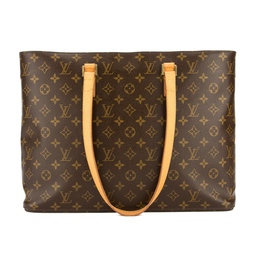 L*V Monogram Canvas Luco Tote Bag (Pre Owned)