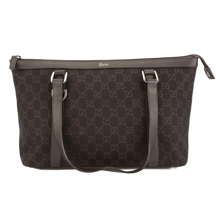 G*G Black GG Supreme Canvas Abbey Tote (Pre Owned)