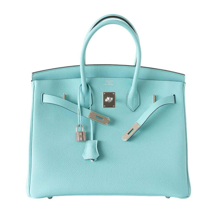 Hermès Birkin 35 Blue Atoll Bag PHW