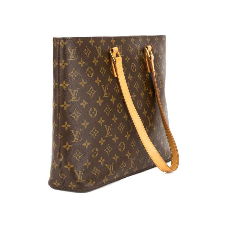 L*V Monogram Canvas Luco Tote Bag (Pre Owned)