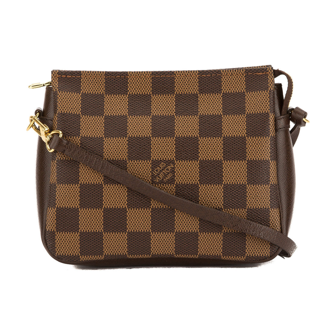 L*V Damier Ebene Canvas Trousse Cosmetic Tote Bag (Pre Owned)