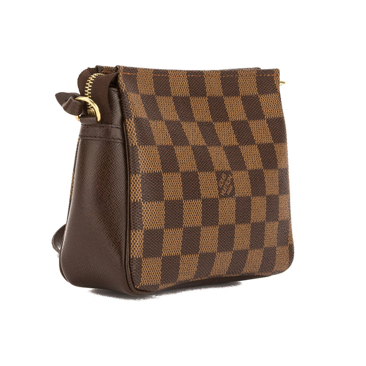L*V Damier Ebene Canvas Trousse Cosmetic Tote Bag (Pre Owned)