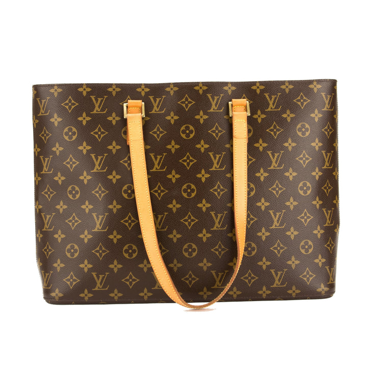L*V Monogram Canvas Luco Tote Bag (Pre Owned)