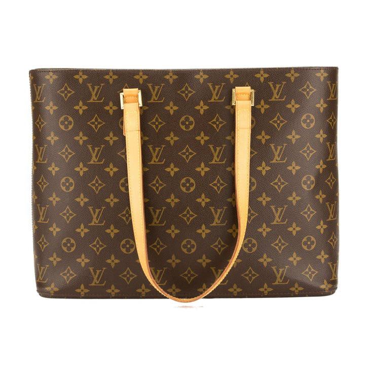 L*V Monogram Canvas Luco Tote Bag (Pre Owned)