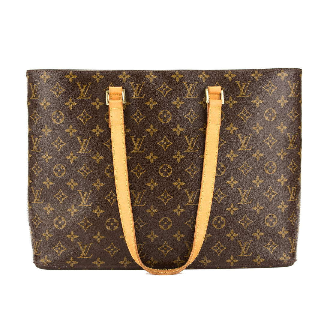 L*V Monogram Canvas Luco Tote Bag (Pre Owned)