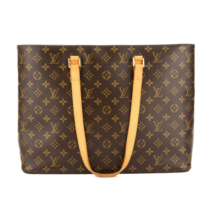L*V Monogram Canvas Luco Tote Bag (Pre Owned)