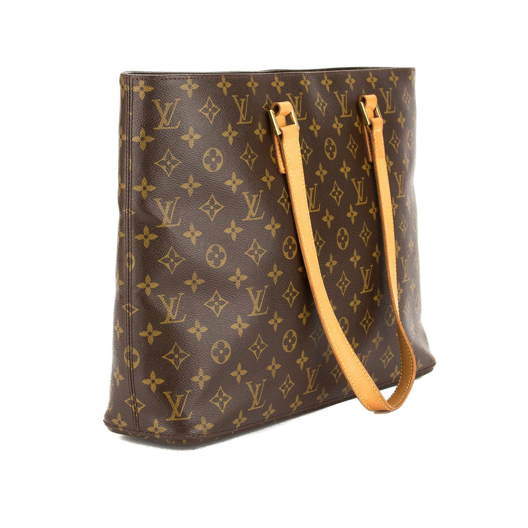 L*V Monogram Canvas Luco Tote Bag (Pre Owned)