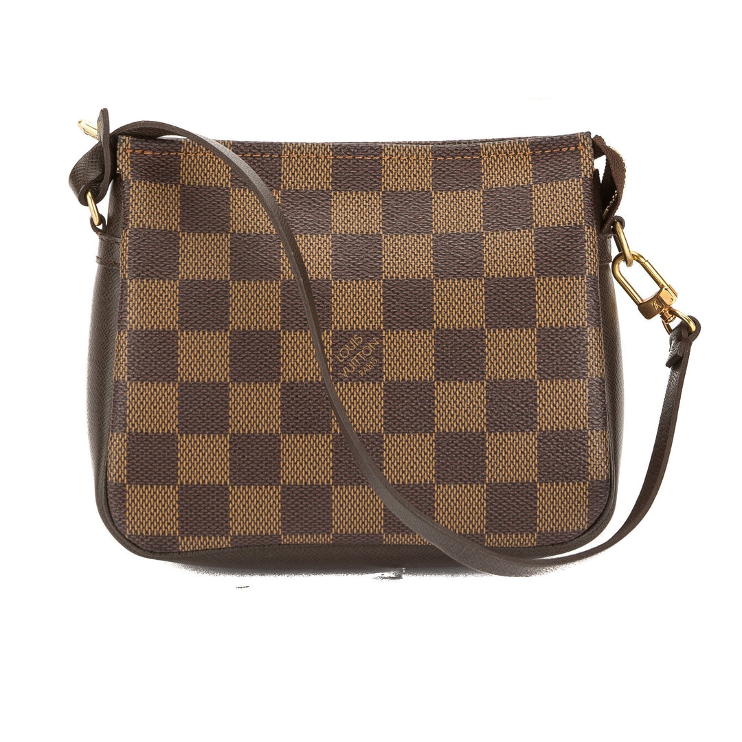 L*V Damier Ebene Canvas Trousse Cosmetic Tote Bag (Pre Owned)