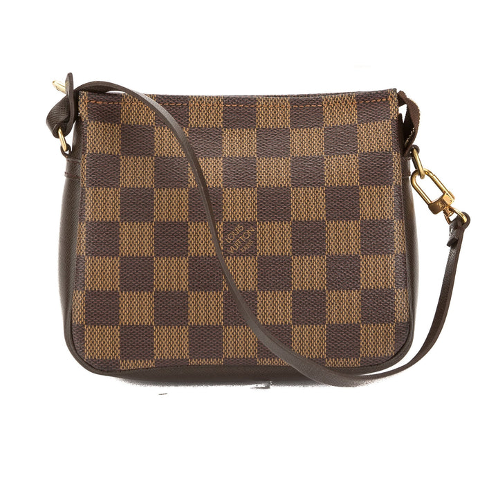 L*V Damier Ebene Canvas Trousse Cosmetic Tote Bag (Pre Owned)