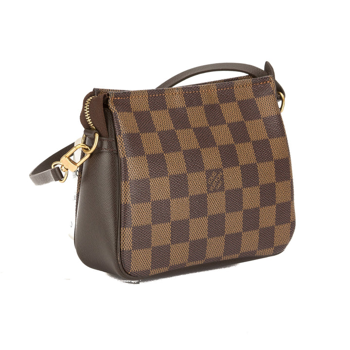 L*V Damier Ebene Canvas Trousse Cosmetic Tote Bag (Pre Owned)