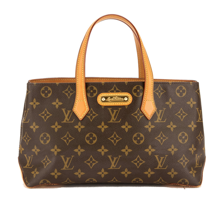 L*V Monogram Canvas Wilshire PM Tote Bag (Pre Owned)