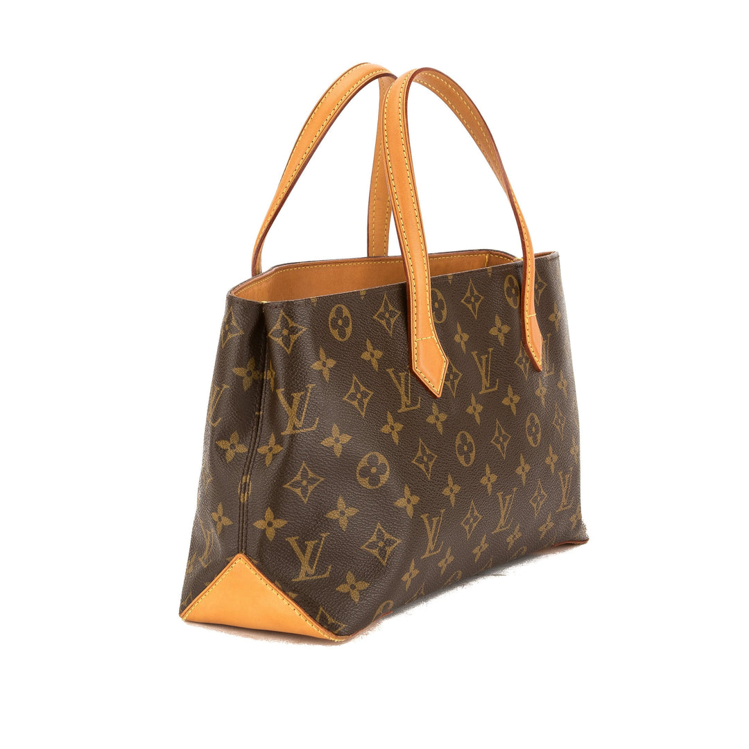 L*V Monogram Canvas Wilshire PM Tote Bag (Pre Owned)