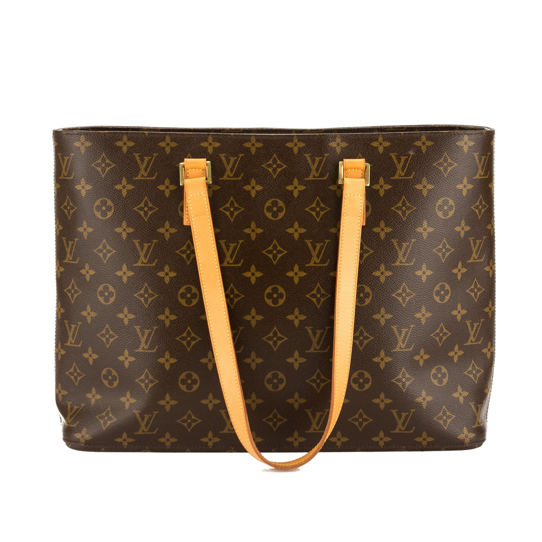 L*V Monogram Canvas Luco Tote Bag (Pre Owned)